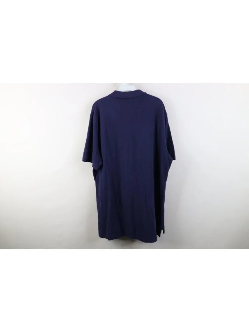 Vintage Ralph Lauren Mens Large Spell Out CP RL 93 Collared Golf Polo Shirt Blue